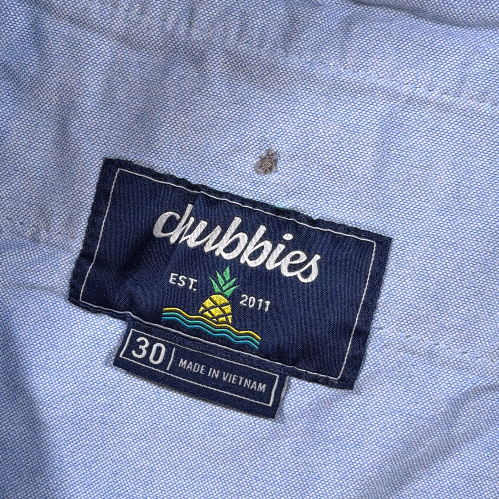 Chubbies Originals Shorts Mens 30 Grey 5.5" Inseam Chino Stretch Casual Summer - Picture 2 of 9